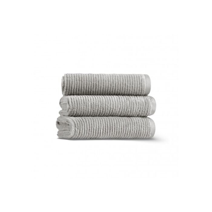 lappartement Slim Ribbed Towel Fibrosoft ® Fog